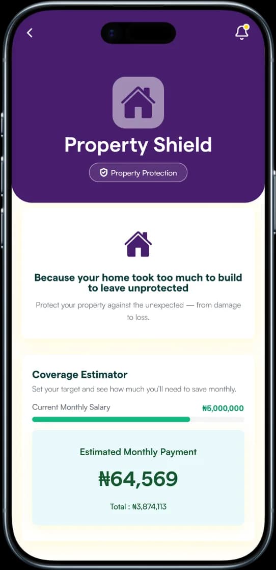 Property Shield card