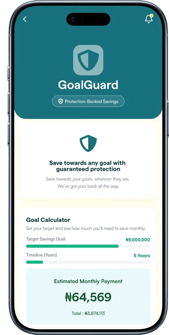 Goal Guard app preview