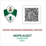 Skydd Insurance Brokers Limited — NDPR audit compliant 2024 certificate badge