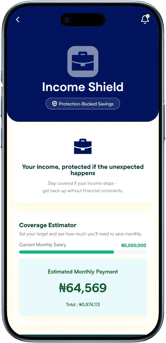 Income Shield card